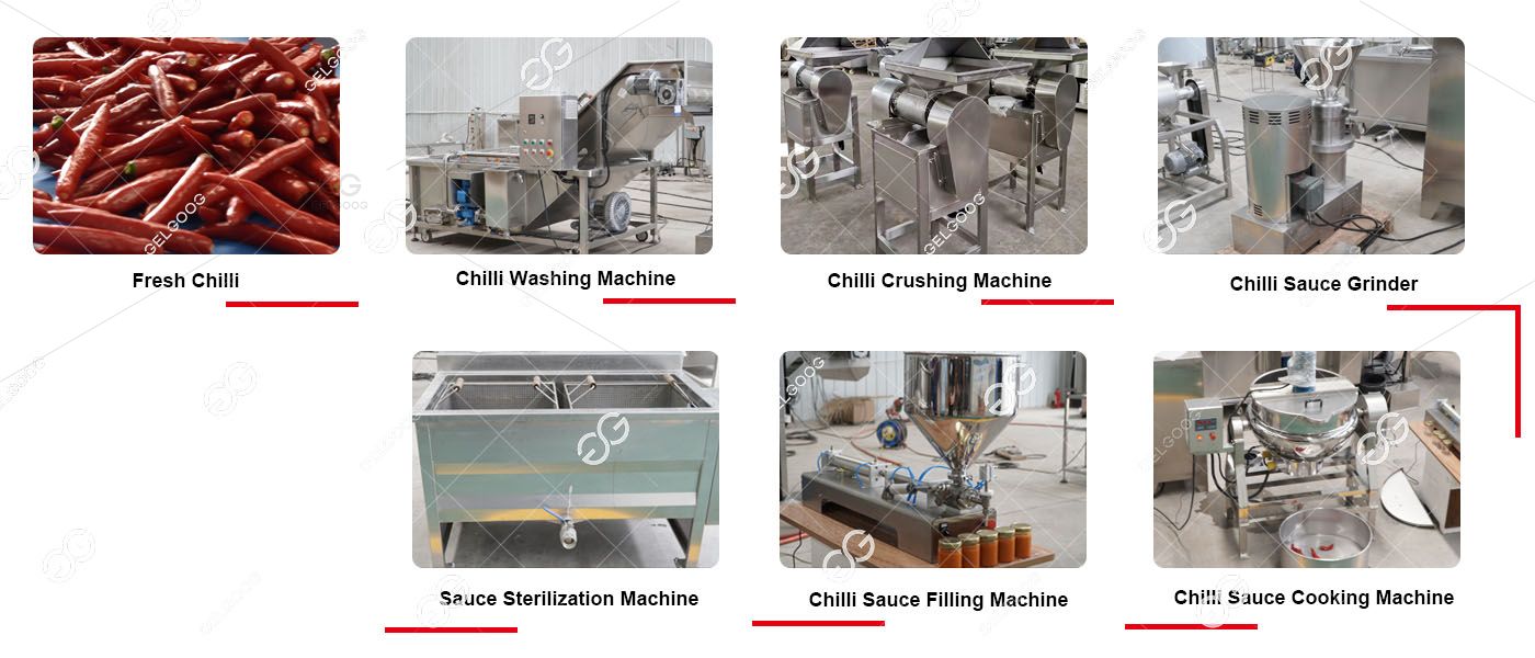 Hot Chilli Sauce Making Machines